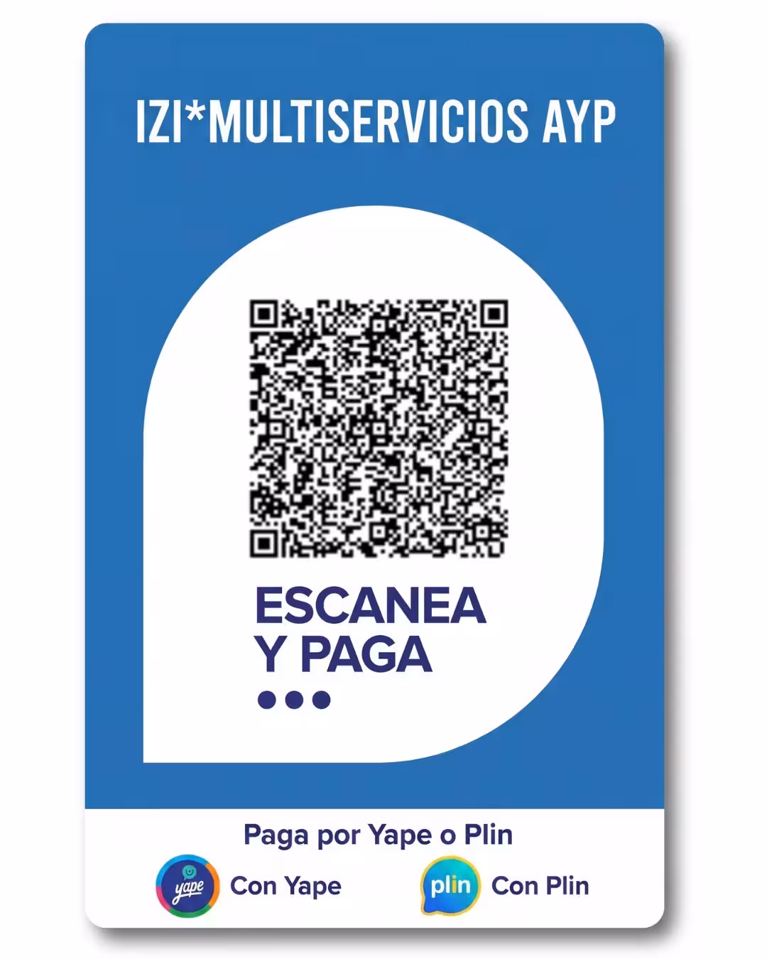 QR Code Yape Plin